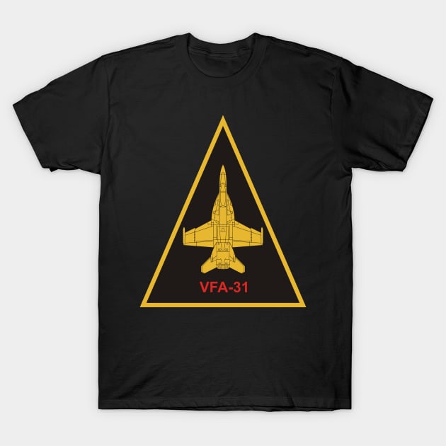 VFA-31 Tomcatters - F/A-18 T-Shirt by MBK